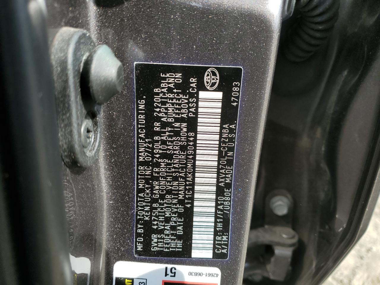 2021 Toyota Camry - Image 13