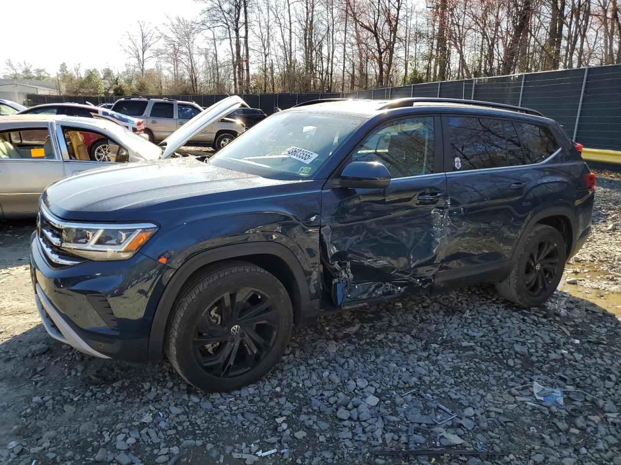 2022 Volkswagen Atlas Se للبيع في Waldorf، MD - Side