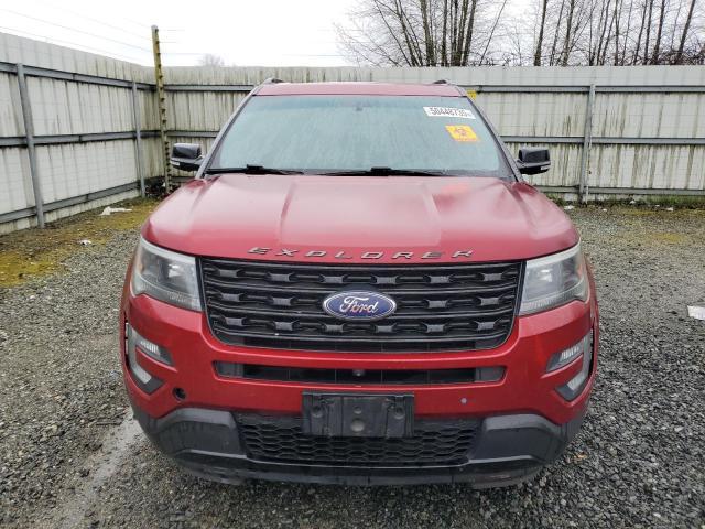  FORD EXPLORER 2017 Czerwony