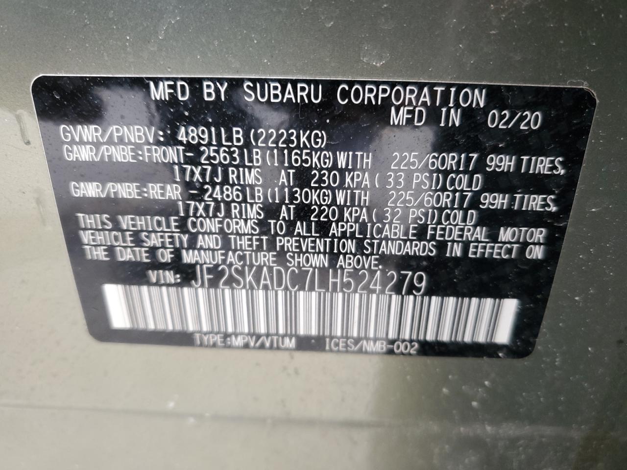 2020 Subaru Forester - Image 13