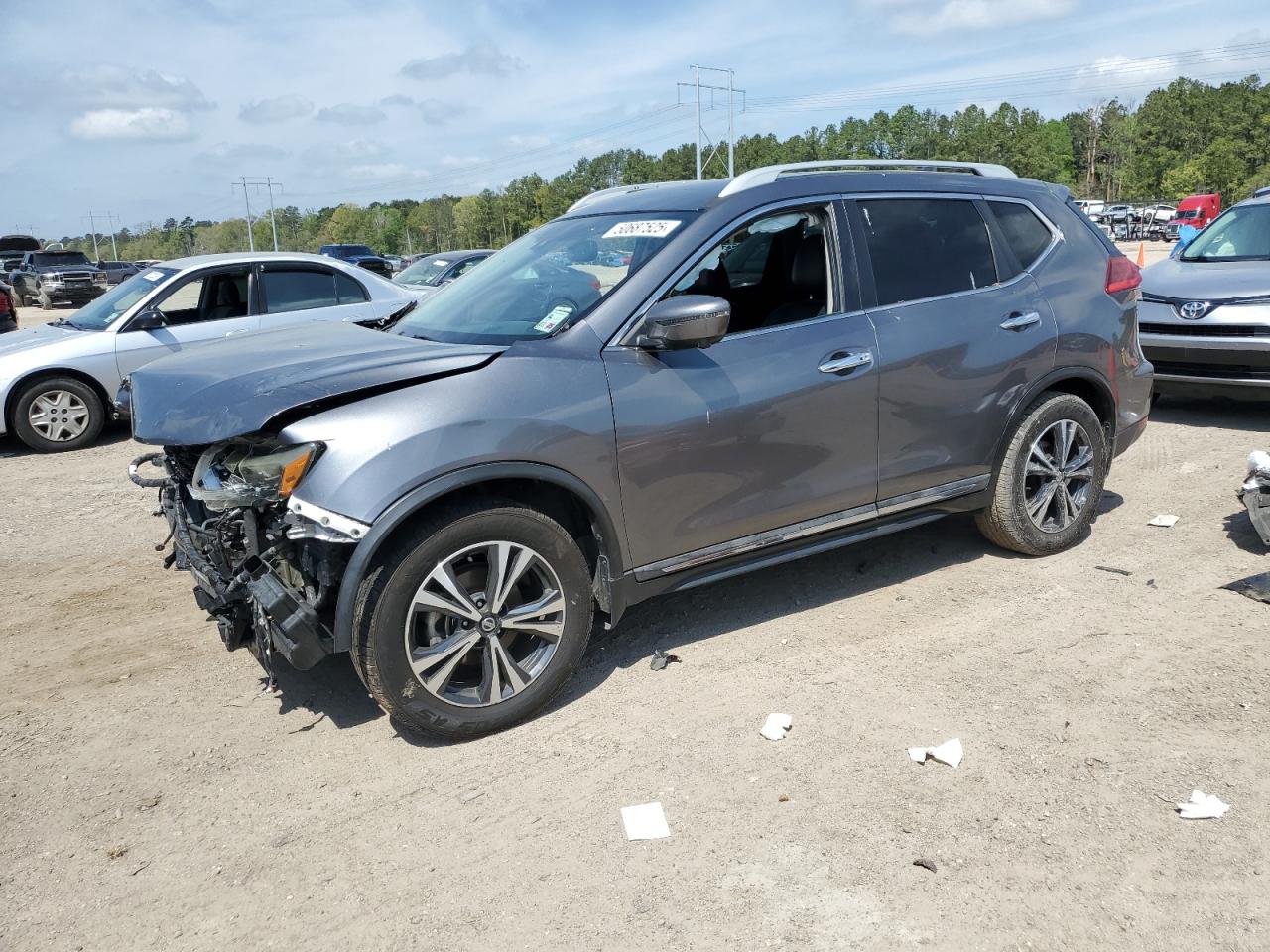 2017 Nissan Rogue S de vânzare în Greenwell Springs, LA - Front End