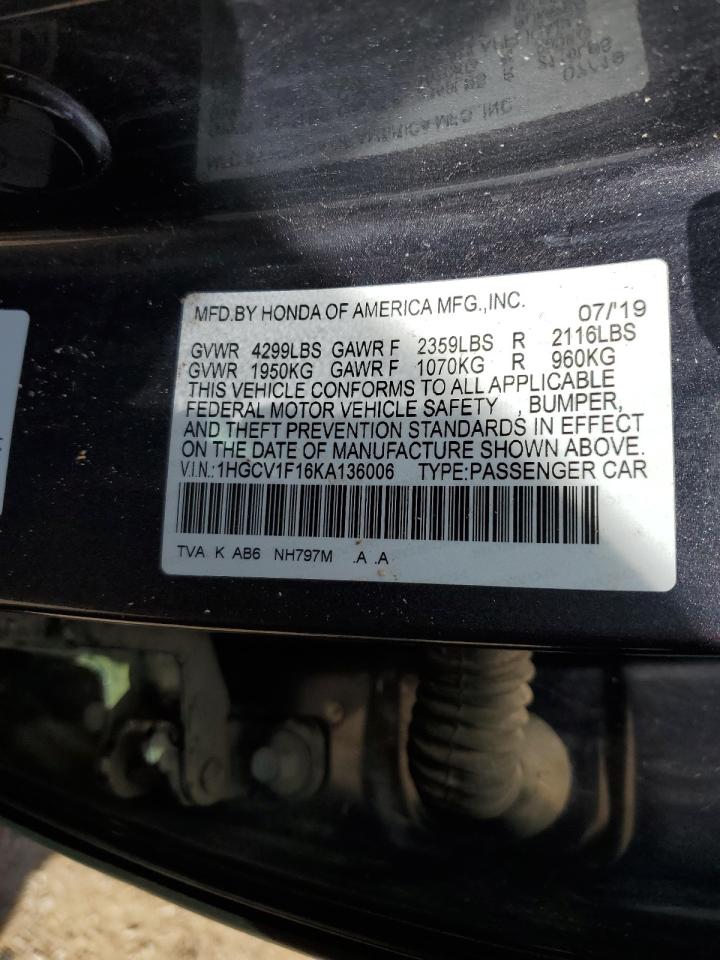 2019 Honda Accord - Image 14