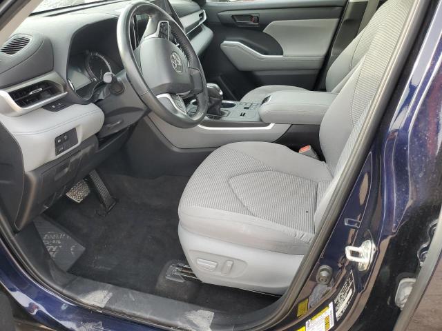  TOYOTA HIGHLANDER 2023 Granatowy