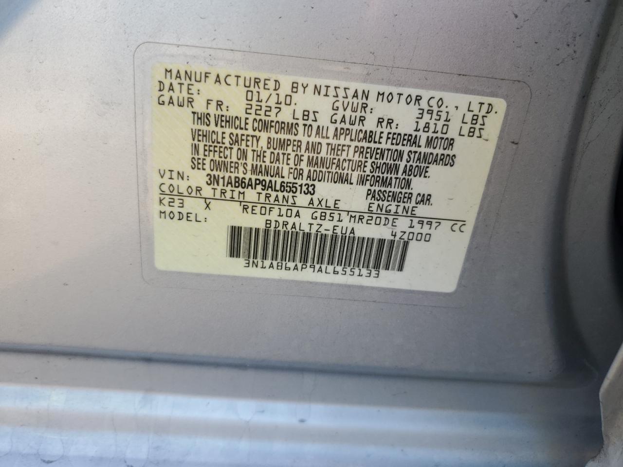 2010 Nissan Sentra - Image 12