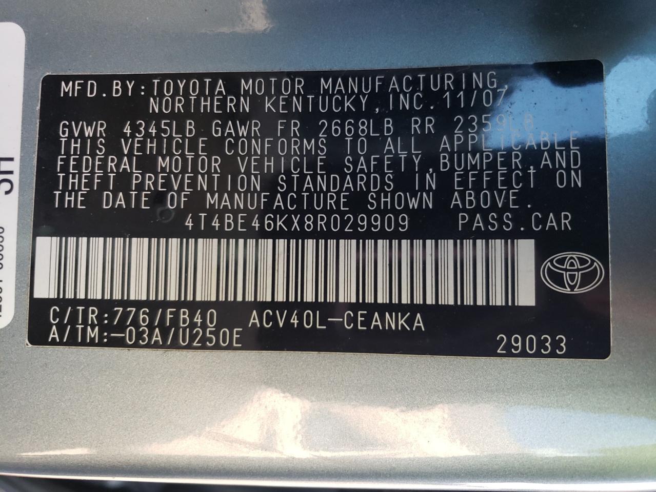 2008 Toyota Camry - Image 12
