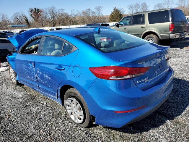 Sedans HYUNDAI ELANTRA 2017 Blue