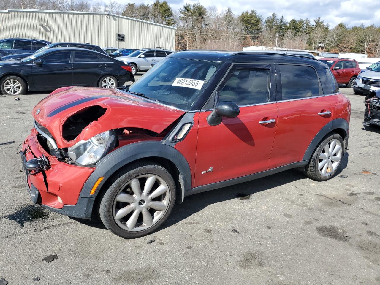 2013 Mini Cooper S Countryman იყიდება Exeter-ში, RI - Front End