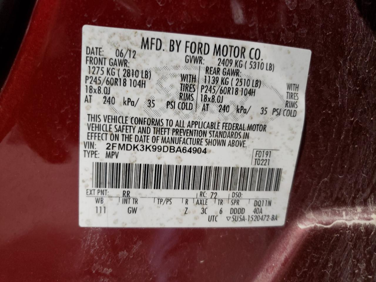 2013 Ford Edge - Image 15