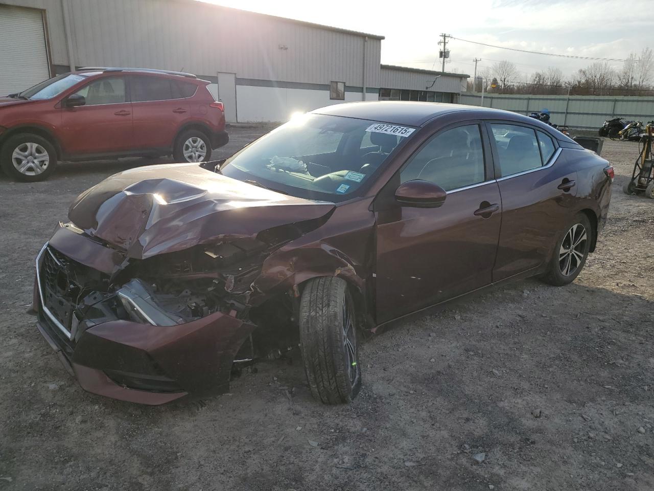 2020 Nissan Sentra Sv for Sale in Leroy, NY - Front End