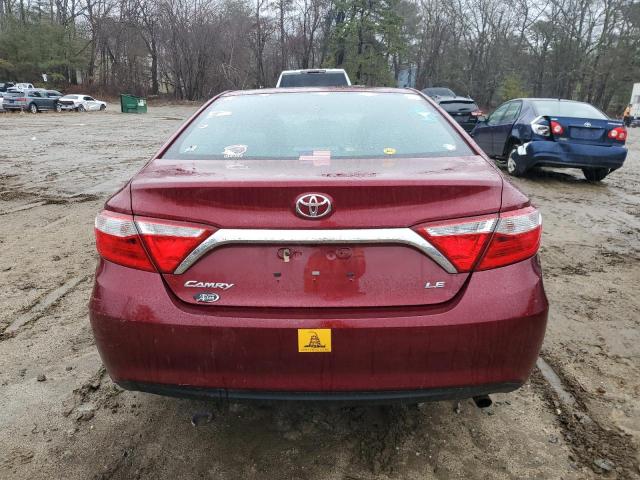  TOYOTA CAMRY 2017 Red