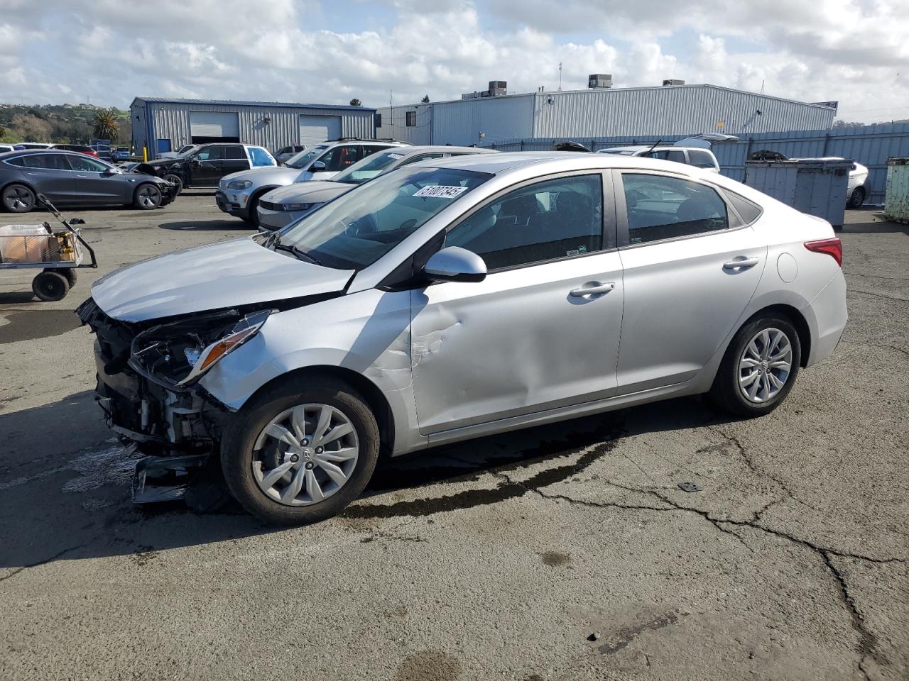 2021 Hyundai Accent Se en Venta en Vallejo, CA - Front End