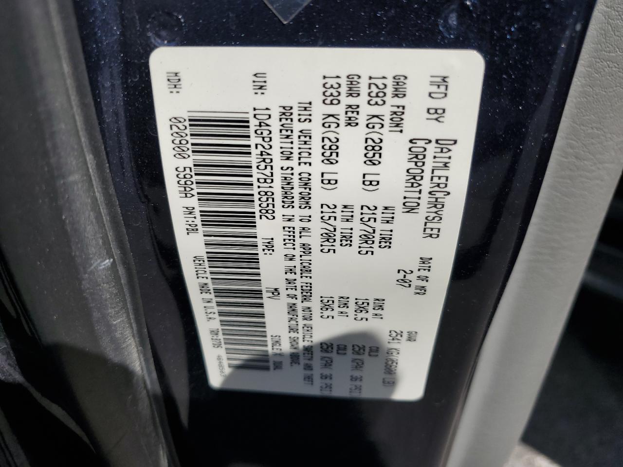 2007 Dodge Caravan - Image 15