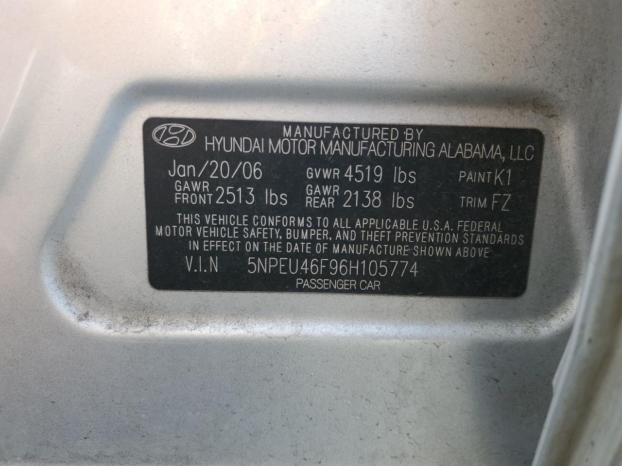 2006 Hyundai Sonata - Image 12