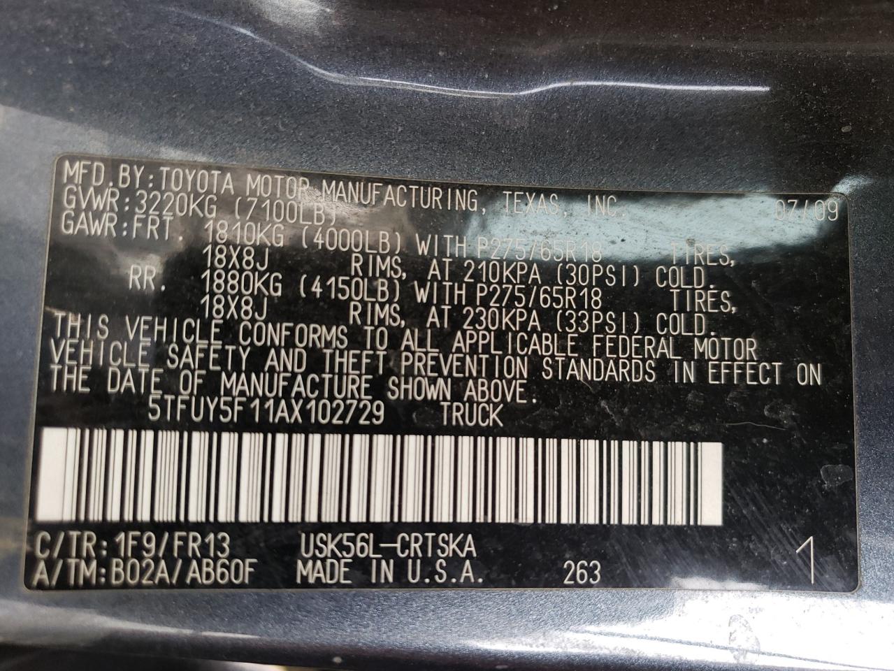 2010 Toyota Tundra - Image 12
