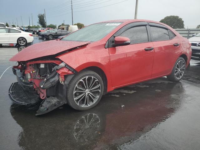 Sedans TOYOTA COROLLA 2016 Czerwony