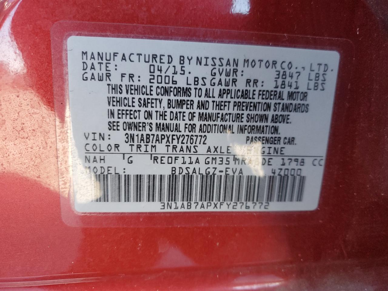 2015 Nissan Sentra - Image 13
