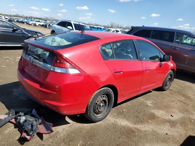  HONDA INSIGHT 2013 Червоний