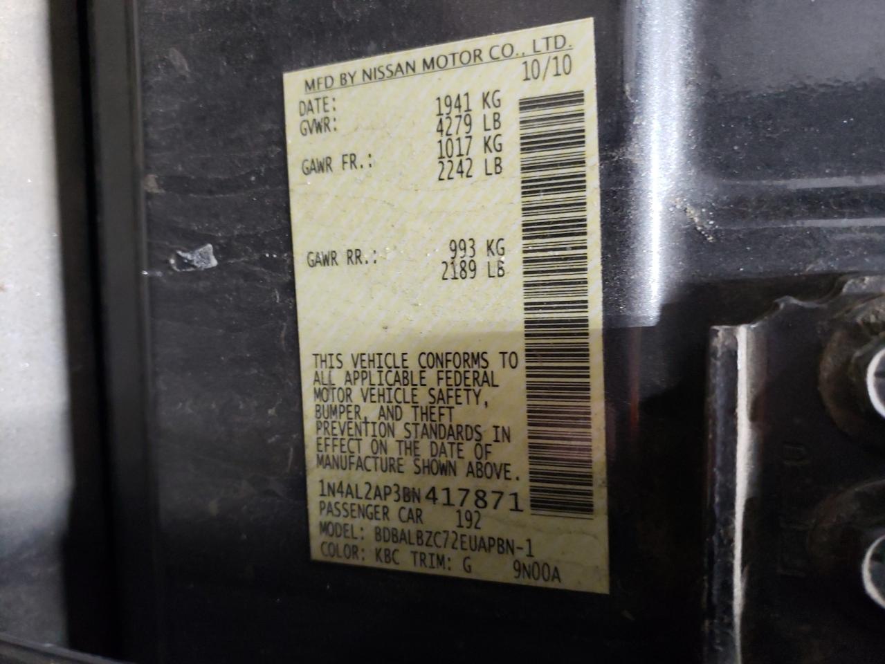 2011 Nissan Altima - Image 15