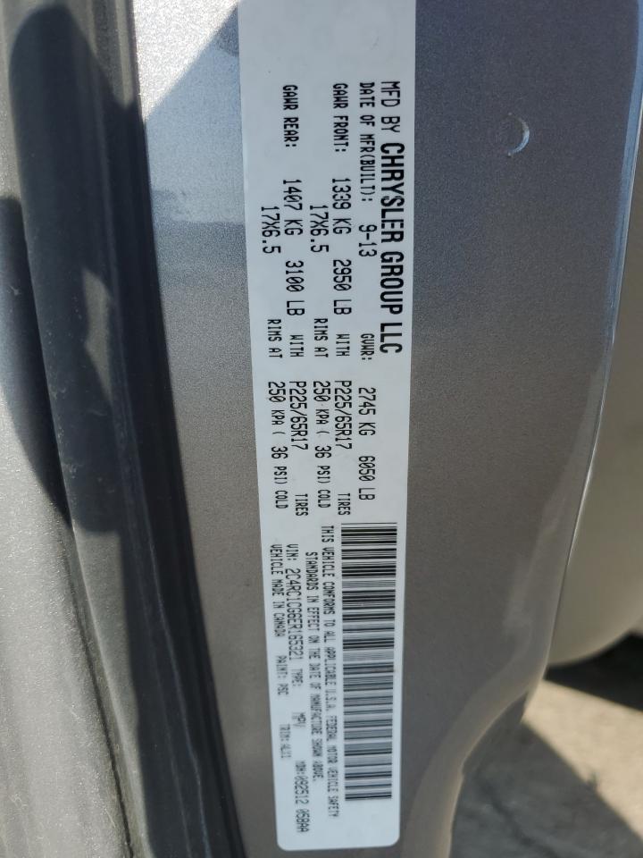 2014 Chrysler Town & Country Touring L VIN: 2C4RC1CG6ER165321 Lot: 48849045