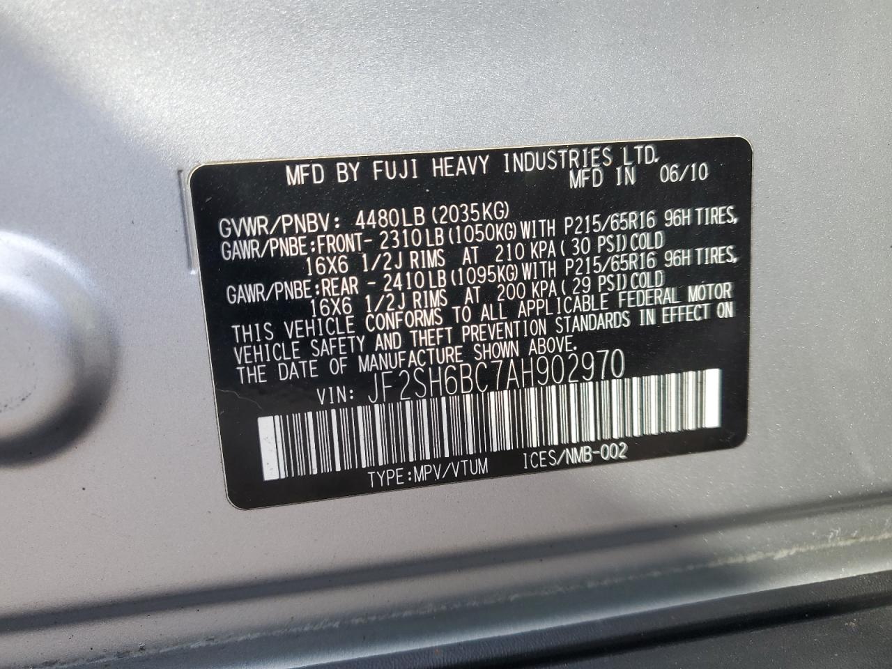 2010 Subaru Forester - Image 13
