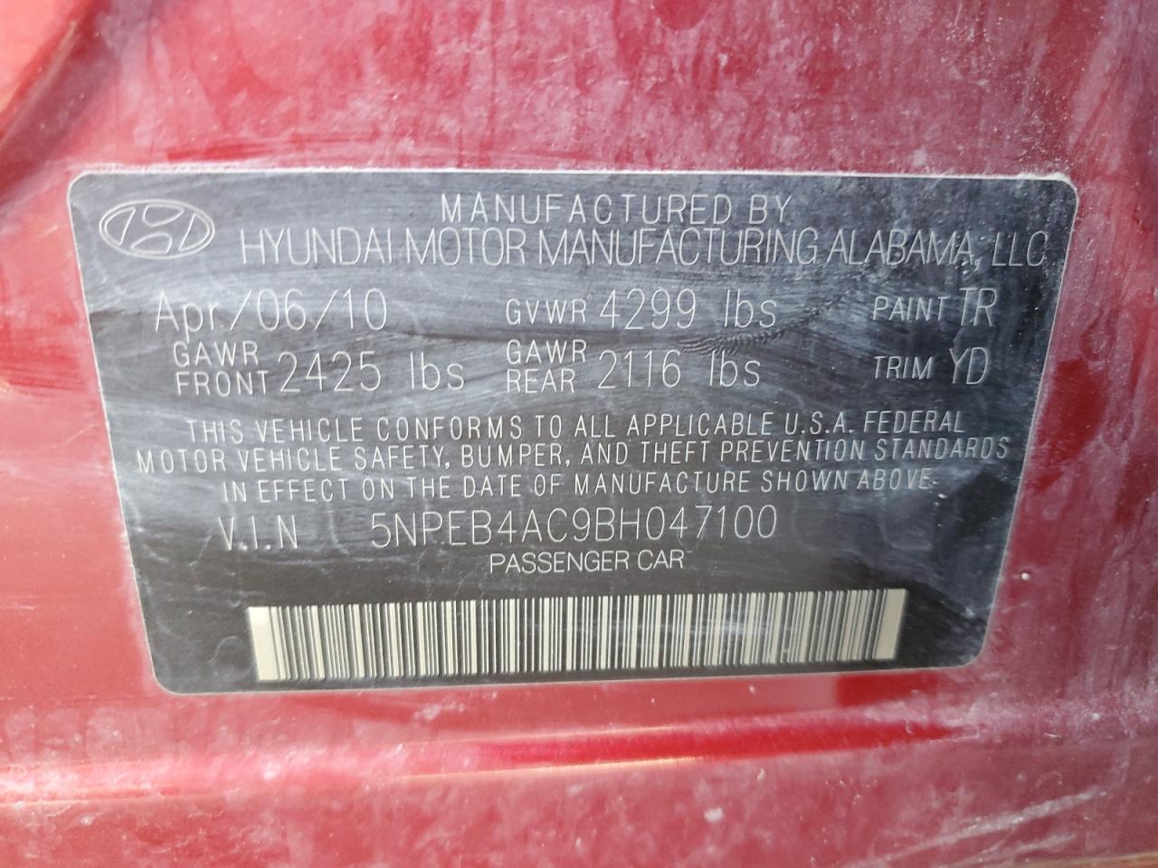 2011 Hyundai Sonata - Image 12