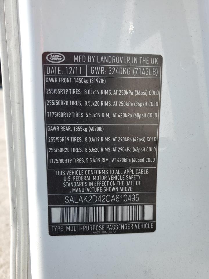 2012 Land Rover LR4 - Image 13