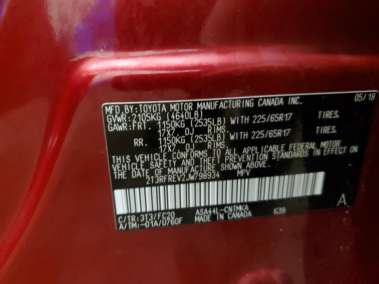 2018 Toyota RAV 4 - Image 14