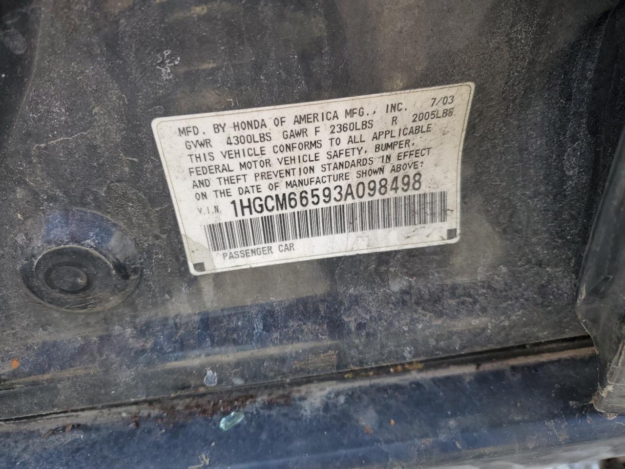2003 Honda Accord - Image 15