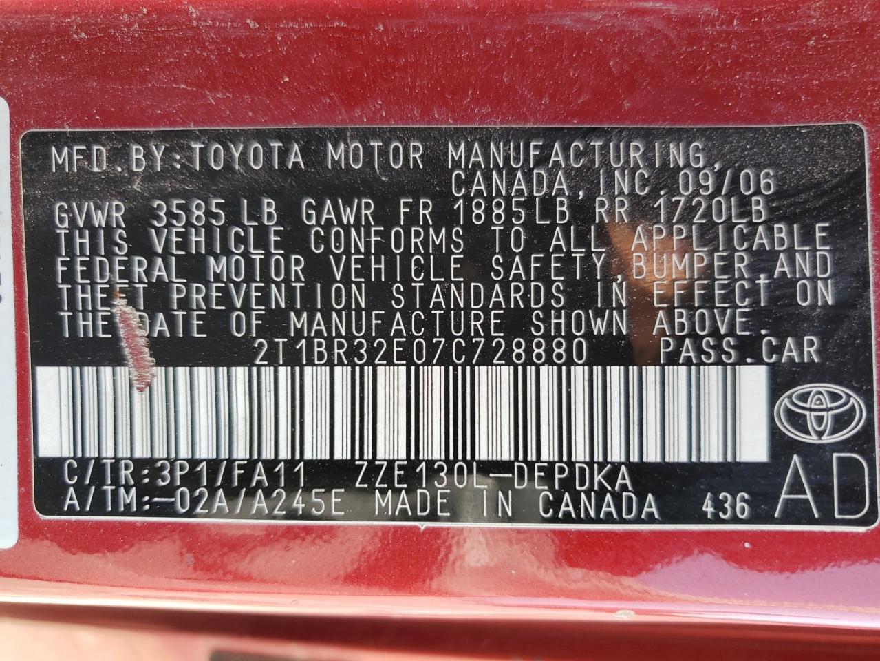 2007 Toyota Corolla - Image 12