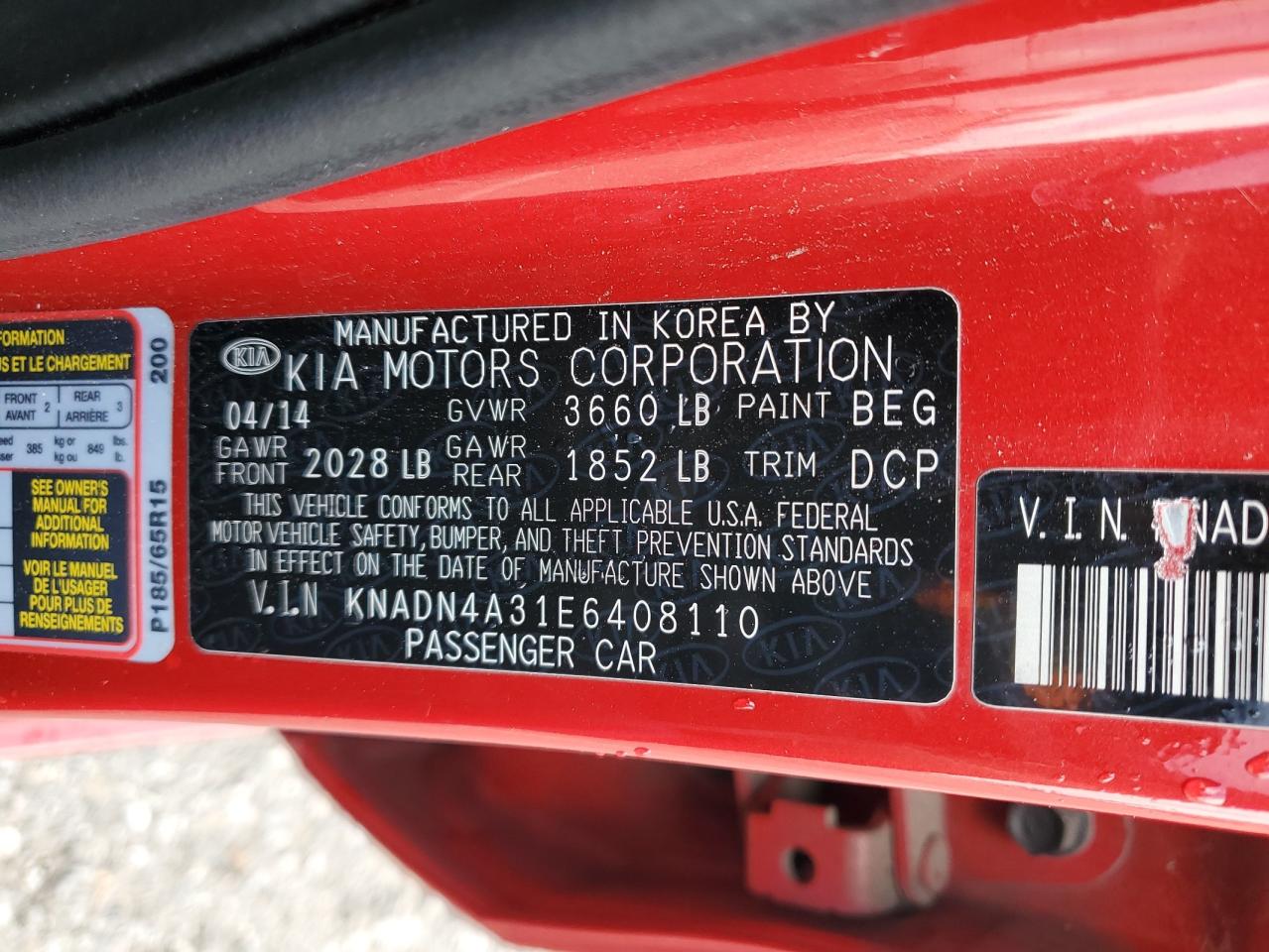 2014 Kia Rio - Image 12
