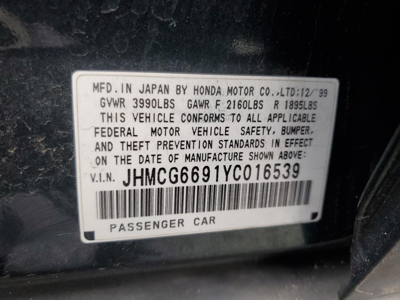 2000 Honda Accord - Image 12