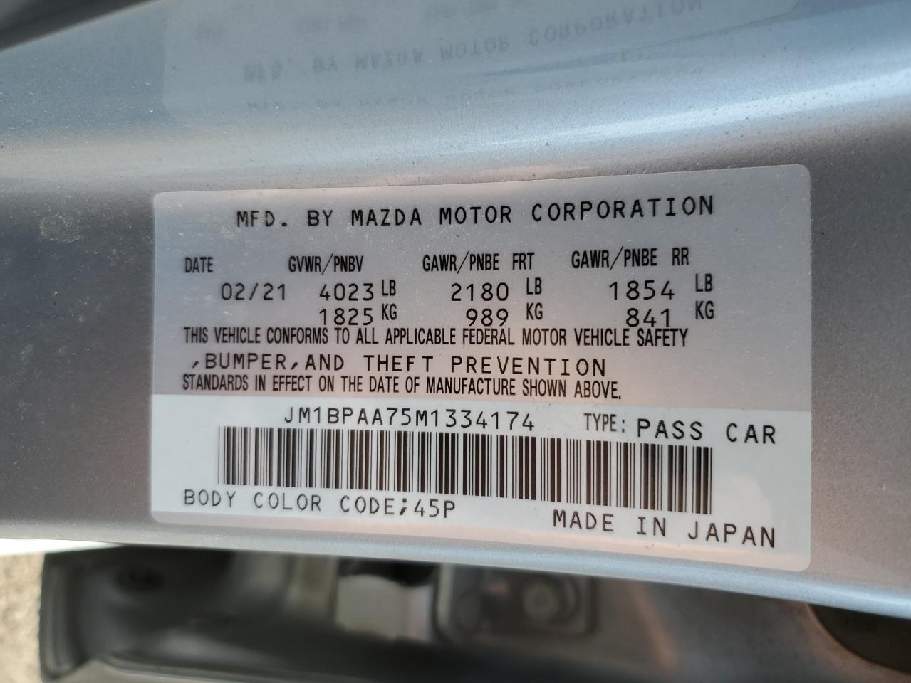 2021 Mazda 3 - Image 12