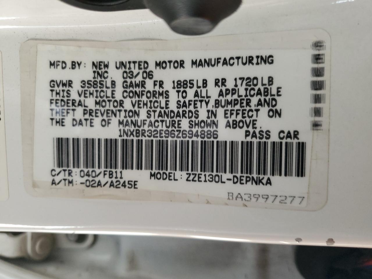 2006 Toyota Corolla - Image 12