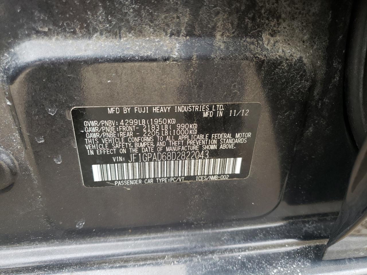 2013 Subaru Impreza - Image 12