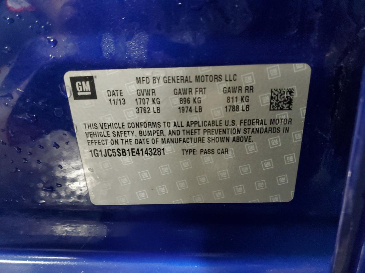 2014 Chevrolet Sonic - Image 13