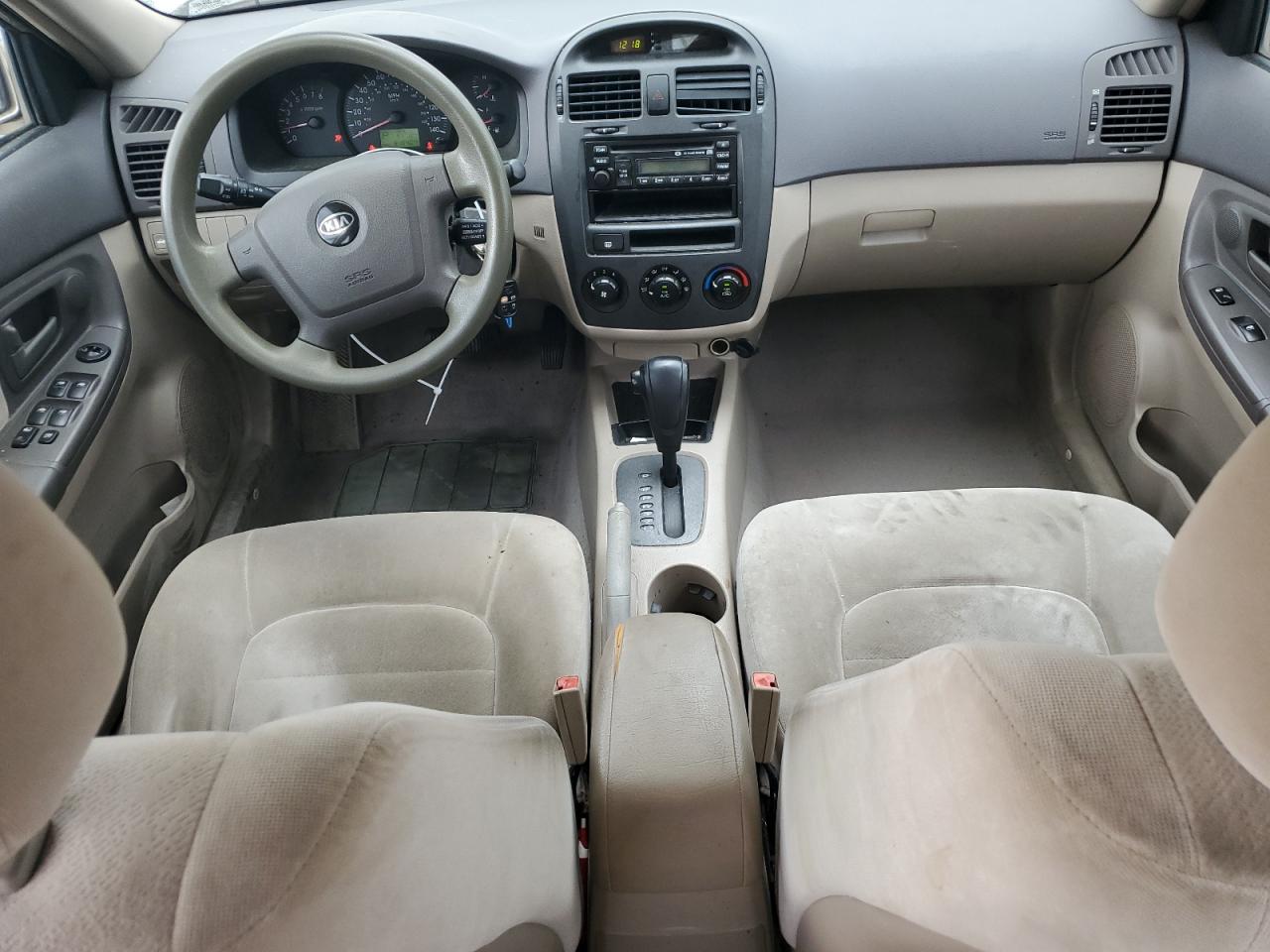 2004 Kia Spectra Lx VIN: KNAFE121145016303 Lot: 49794265