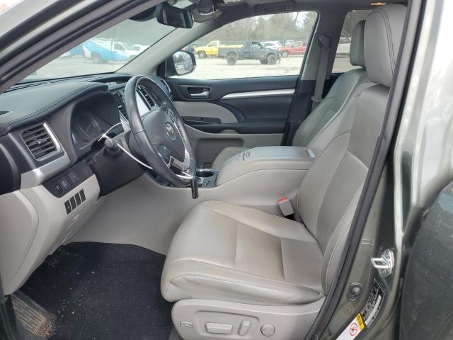 TOYOTA HIGHLANDER 2017 Zielony