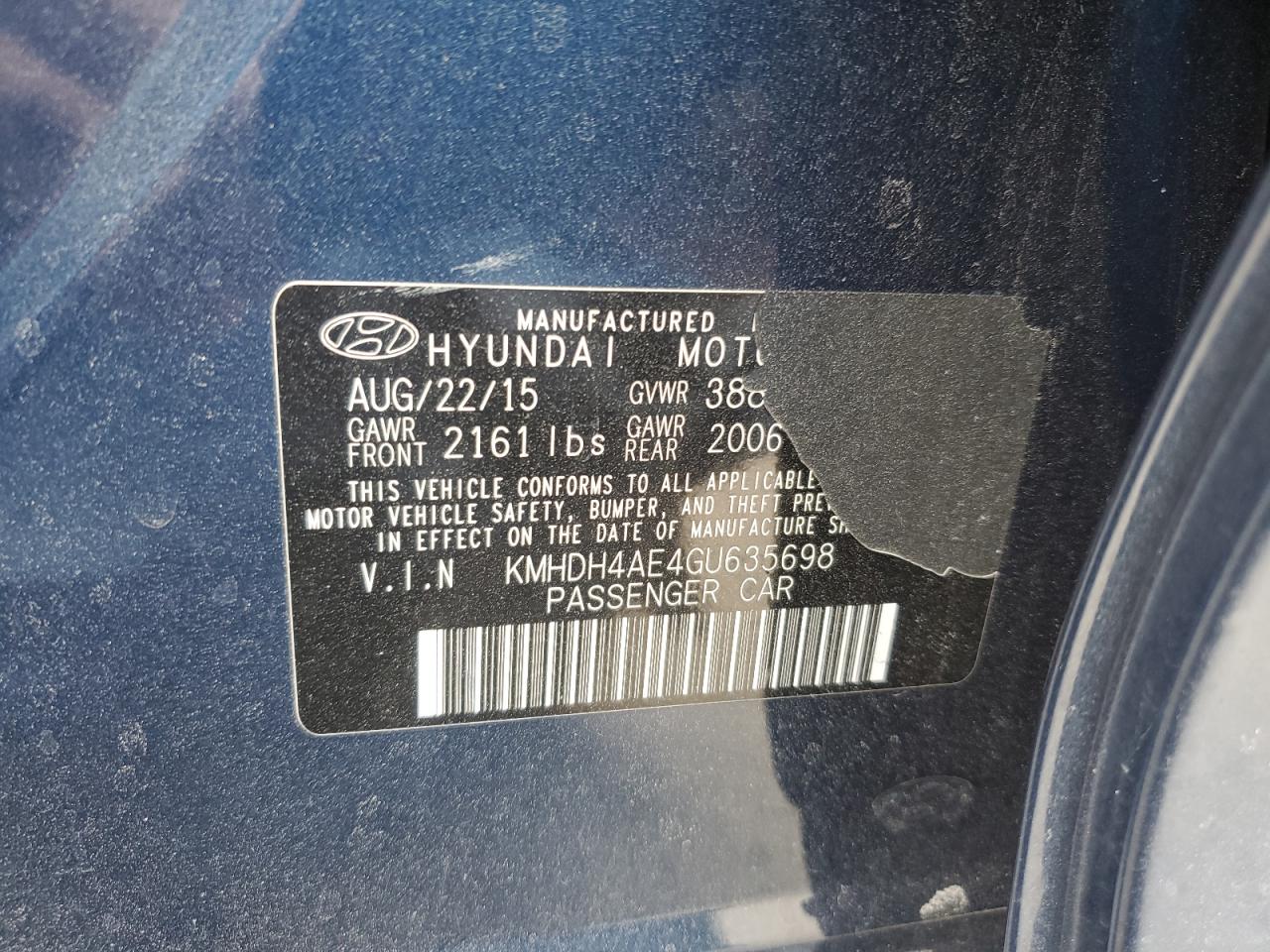 2016 Hyundai Elantra - Image 15