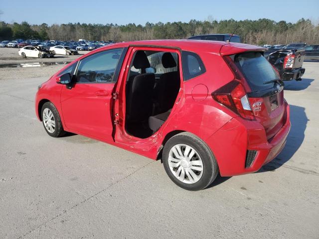 Hatchbacks HONDA FIT 2016 Czerwony