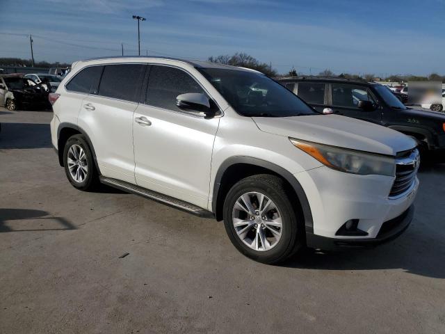  TOYOTA HIGHLANDER 2015 Белы