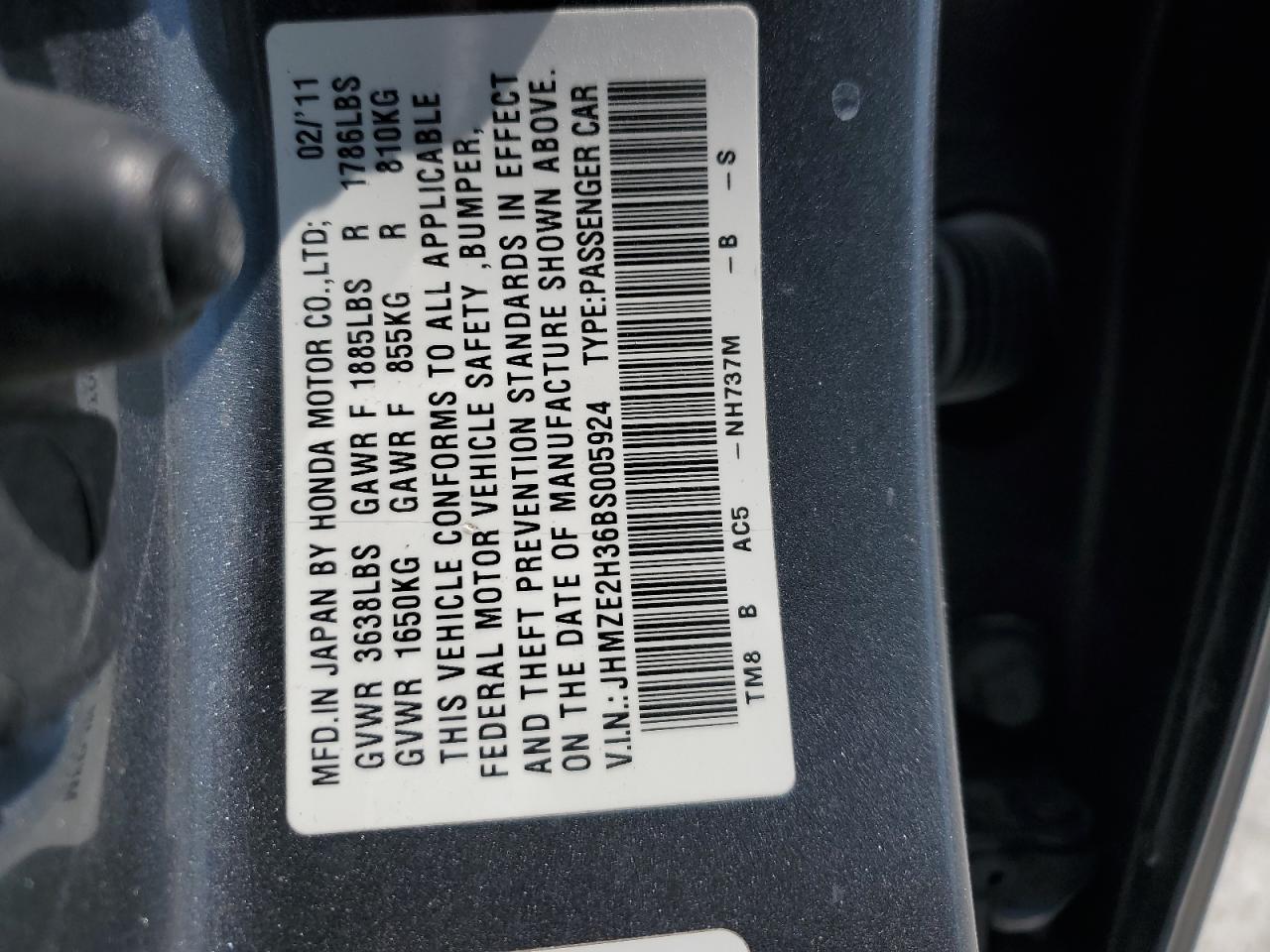 2011 Honda Insight - Image 12