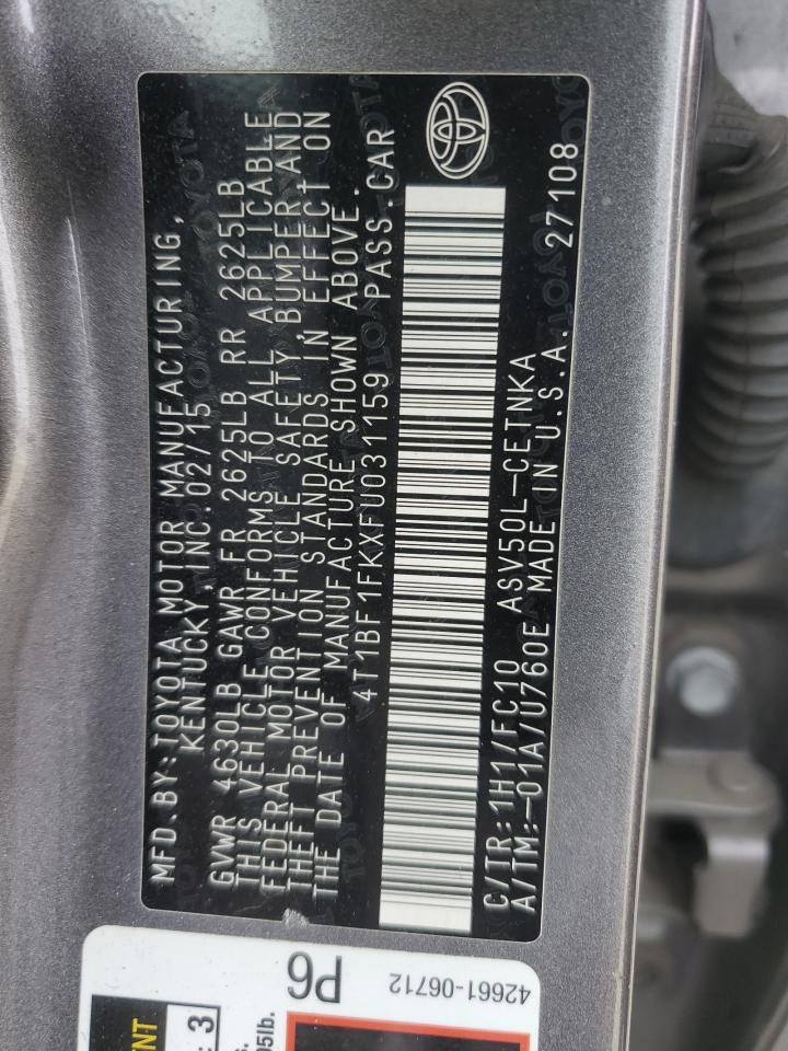 2015 Toyota Camry - Image 13
