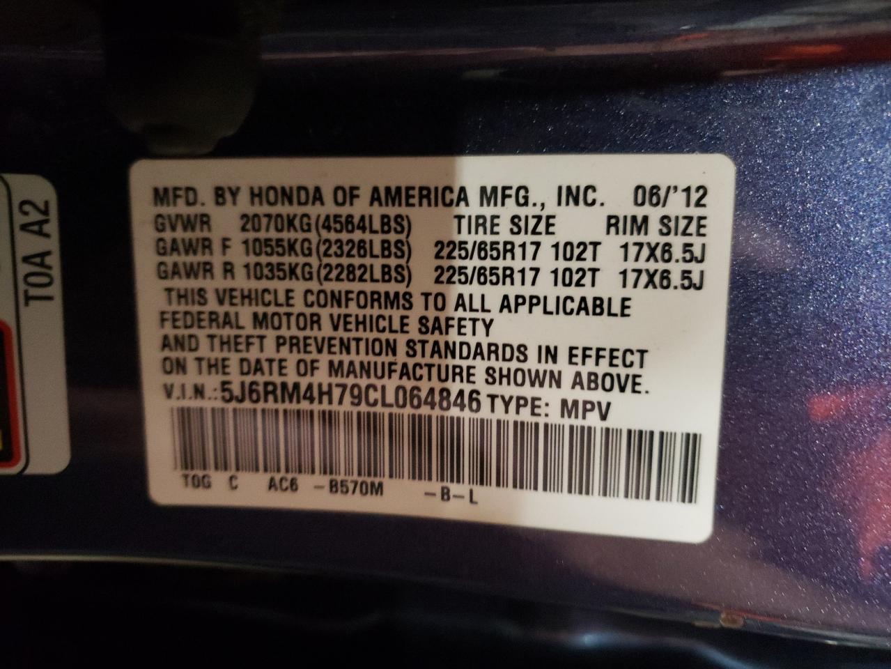 2012 Honda CR-V - Image 13