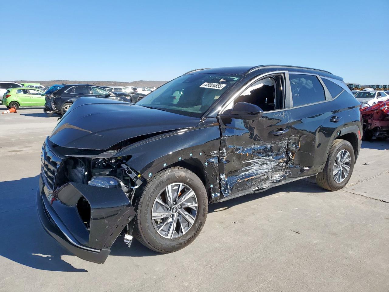 2024 Hyundai Tucson Blue იყიდება Grand Prairie-ში, TX - Side