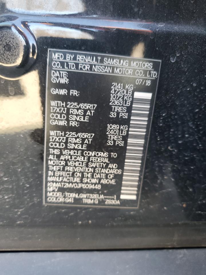 2018 Nissan Rogue S VIN: KNMAT2MV0JP609448 Lot: 49241755