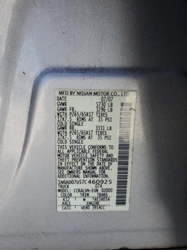 2007 Nissan Navara (Frontier) - Image 12