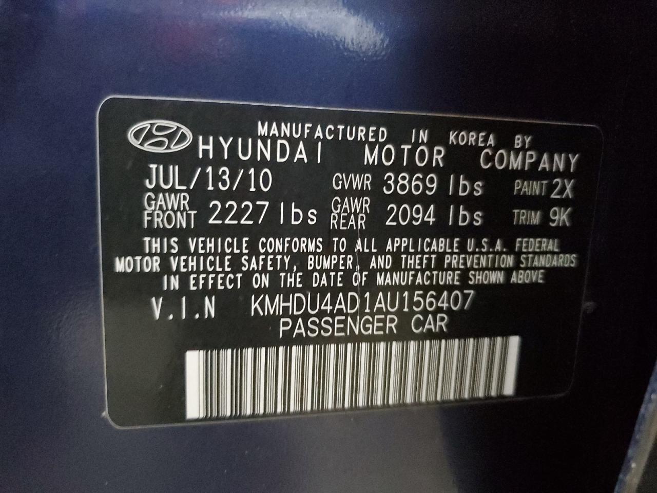 2010 Hyundai Elantra - Image 12