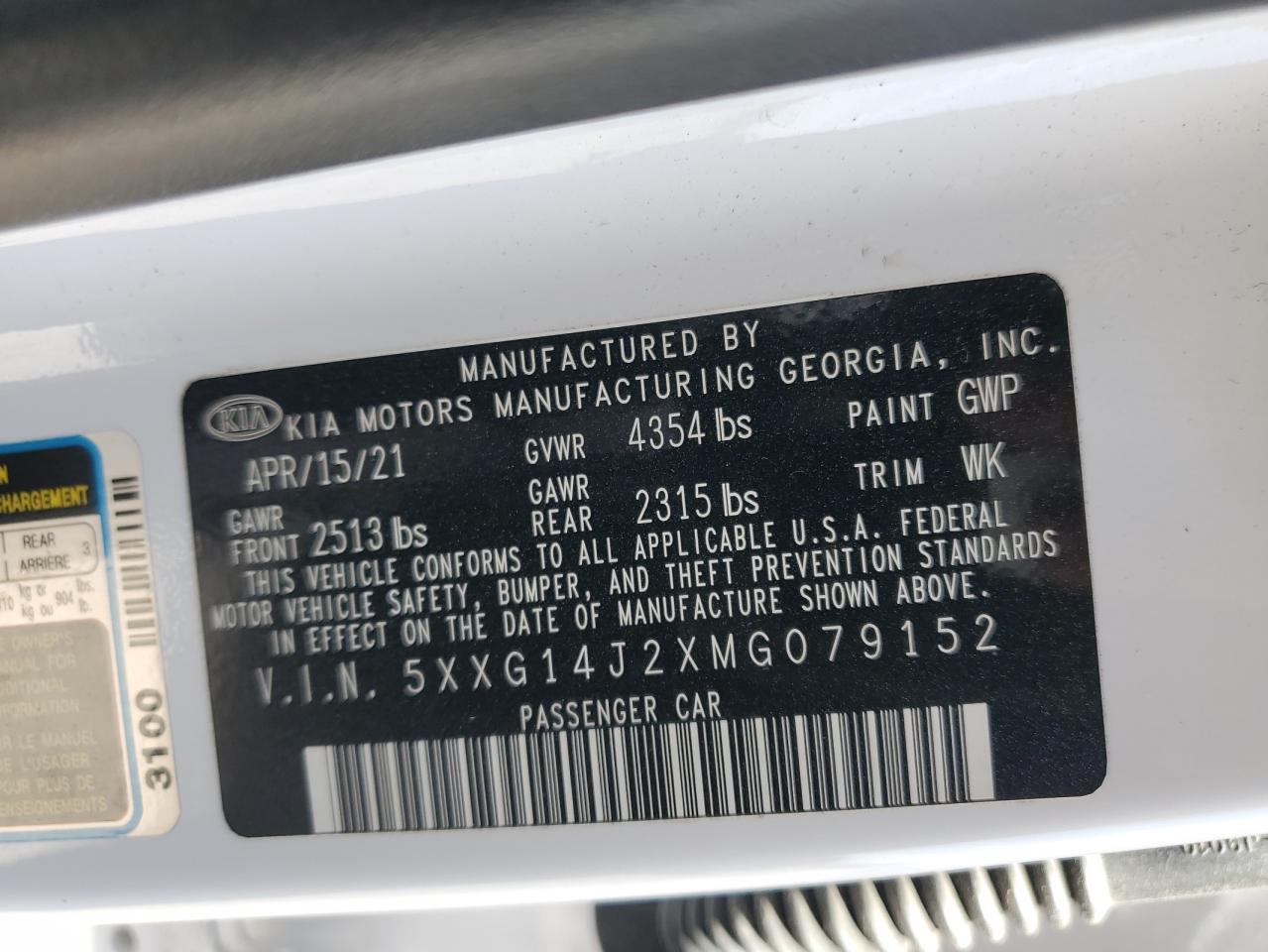 2021 Kia K5 - Image 13