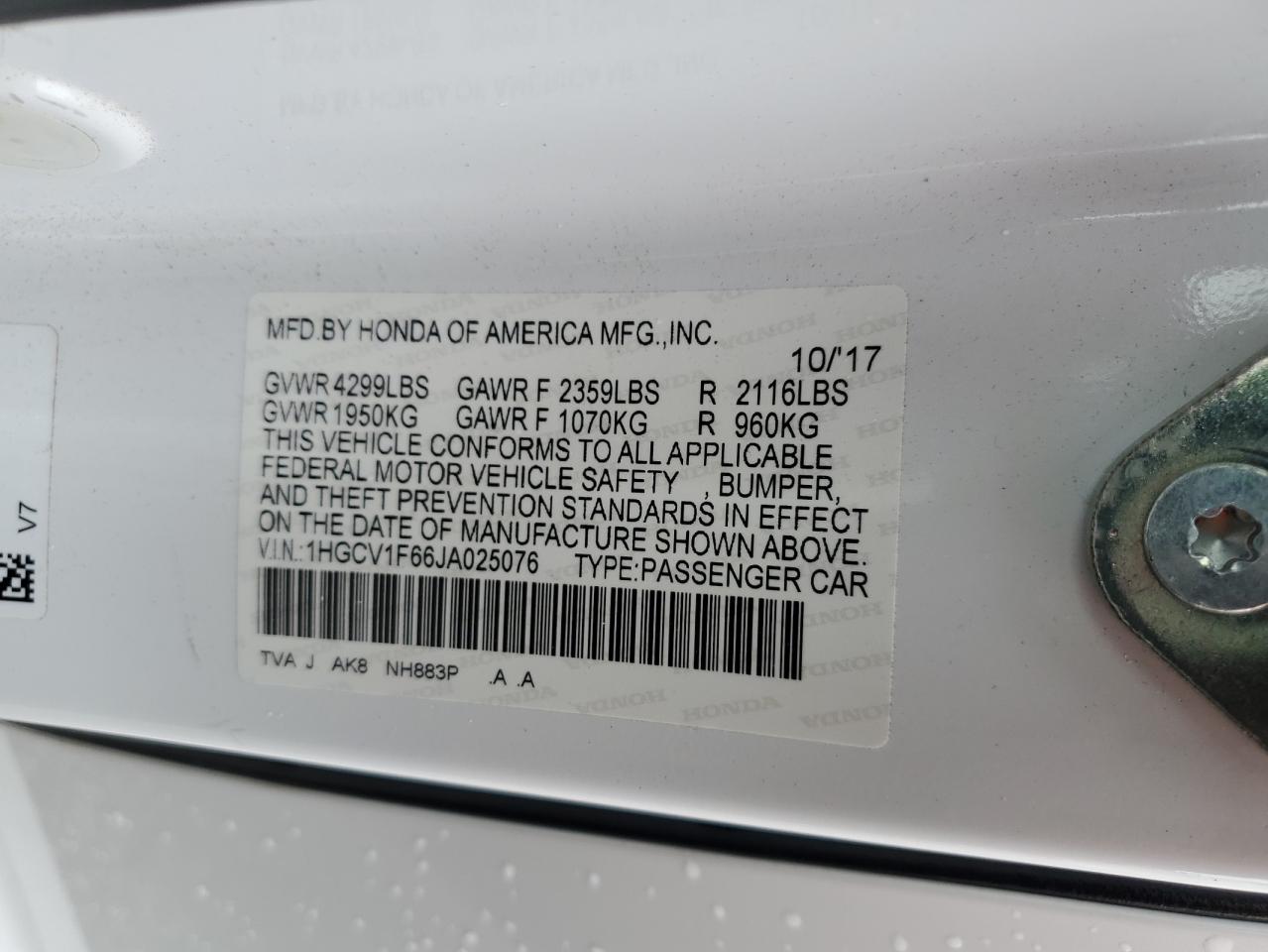 2018 Honda Accord - Image 13