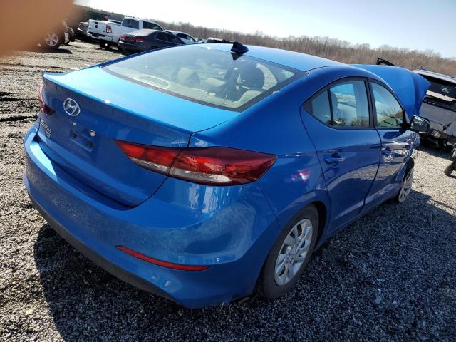 Sedans HYUNDAI ELANTRA 2017 Blue